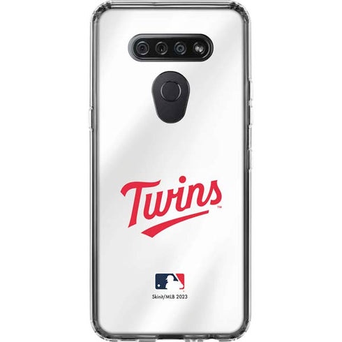 MLB Minnesota Twins Home Jersey LG K51/Q51 Clear Case