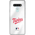 MLB Minnesota Twins Home Jersey LG Stylo 6 Clear Case