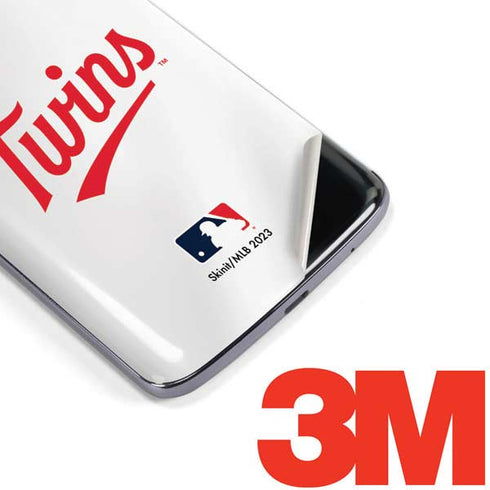 MLB Minnesota Twins Home Jersey Moto E5 Plus Skin