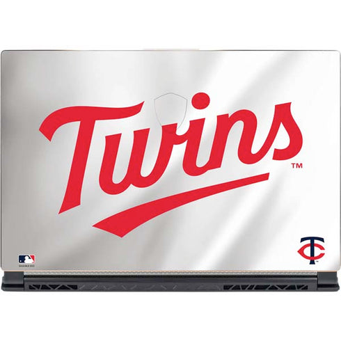 MLB Minnesota Twins Home Jersey MSI GS65 Stealth Laptop Skin