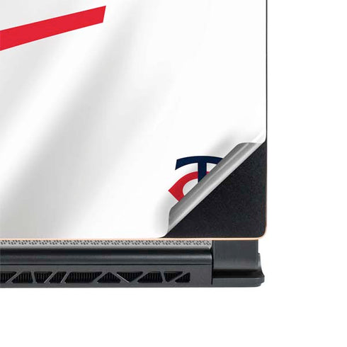 MLB Minnesota Twins Home Jersey MSI GS65 Stealth Laptop Skin