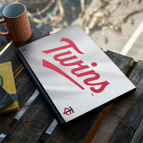 MLB Minnesota Twins Home Jersey MSI GS65 Stealth Laptop Skin