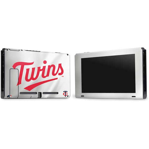 MLB Minnesota Twins Home Jersey Nintendo Switch Bundle Skin