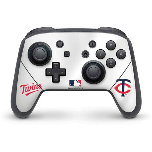 MLB Minnesota Twins Home Jersey Nintendo Switch Pro Controller Skin