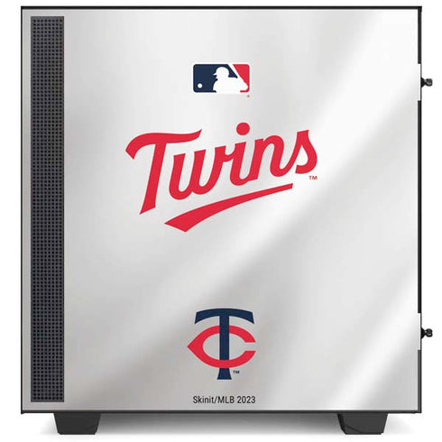 MLB Minnesota Twins Home Jersey NZXT H510 Compact ATX Mid-Tower Case Skin
