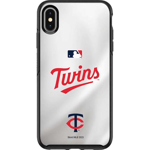 MLB Minnesota Twins Home Jersey Otterbox Symmetry iPhone Skin