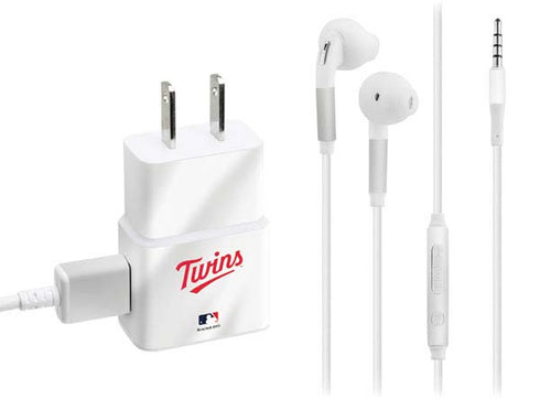 MLB Minnesota Twins Home Jersey Phone Charger Skin