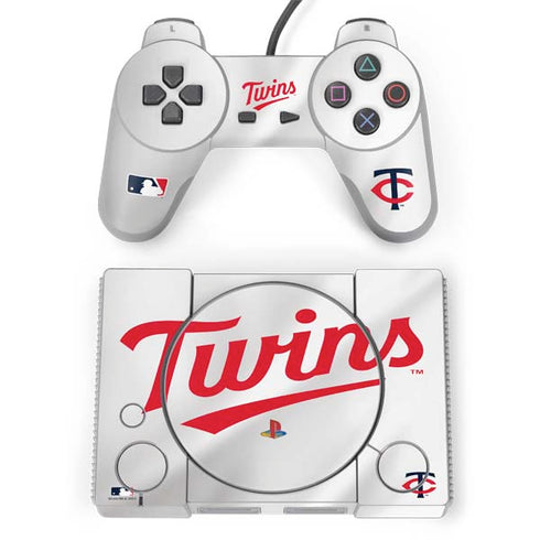 MLB Minnesota Twins Home Jersey PlayStation Classic Bundle Skin