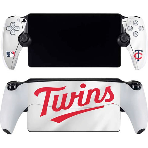 MLB Minnesota Twins Home Jersey PlayStation Portal Remote Player Skin