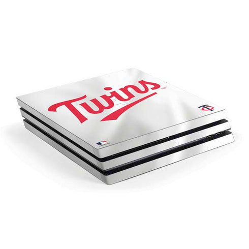 MLB Minnesota Twins Home Jersey PS4 Pro Console Skin