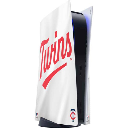 MLB Minnesota Twins Home Jersey PS5 Console Skin