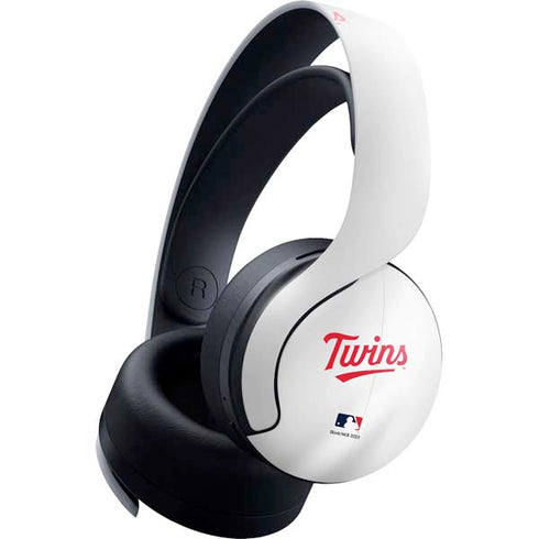 MLB Minnesota Twins Home Jersey PULSE 3D Wireless Headset for PS5 Skin