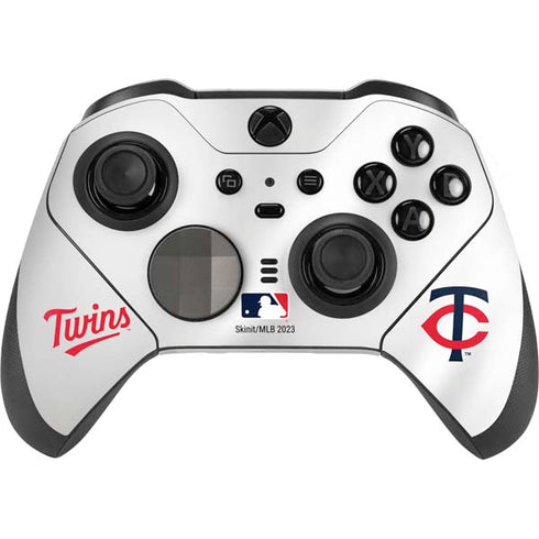 MLB Minnesota Twins Home Jersey Xbox Elite Wireless Controller Series 2 Skin