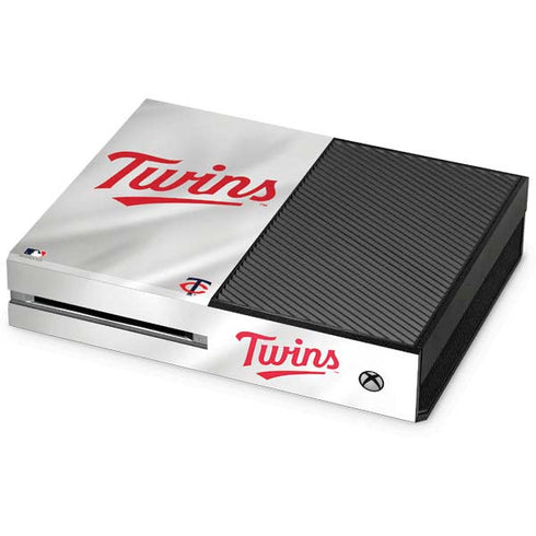 MLB Minnesota Twins Home Jersey Xbox One Console Skin