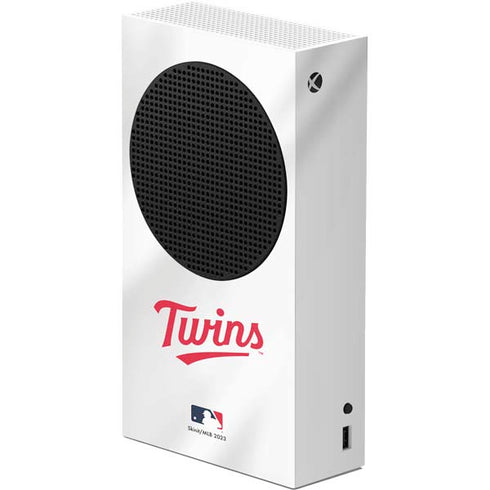MLB Minnesota Twins Home Jersey Xbox Series S Console Skin