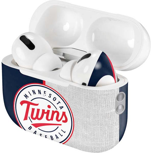 MLB Minnesota Twins Split AirPods Pro 2nd Gen Skin