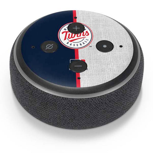 MLB Minnesota Twins Split Amazon Echo Dot Skin