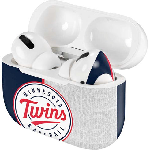 MLB Minnesota Twins Split Apple AirPods Pro Skin
