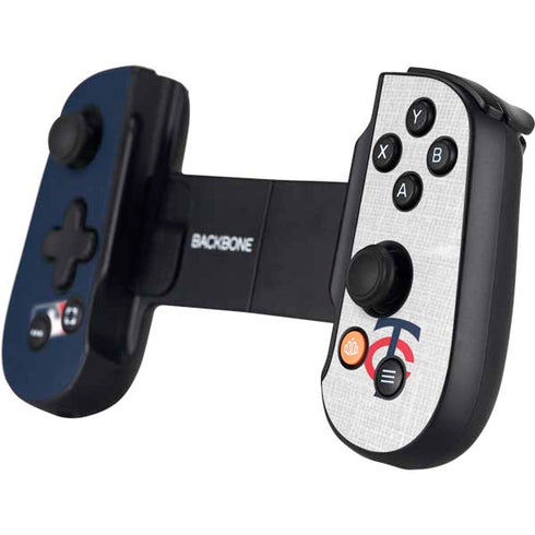 MLB Minnesota Twins Split Backbone One for iPhone Game Controller Skin