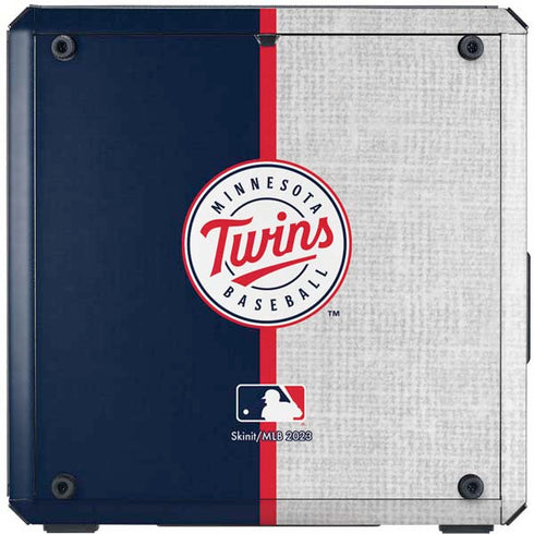 MLB Minnesota Twins Split Cooler Master MasterBox Q300L Mini Tower Skin