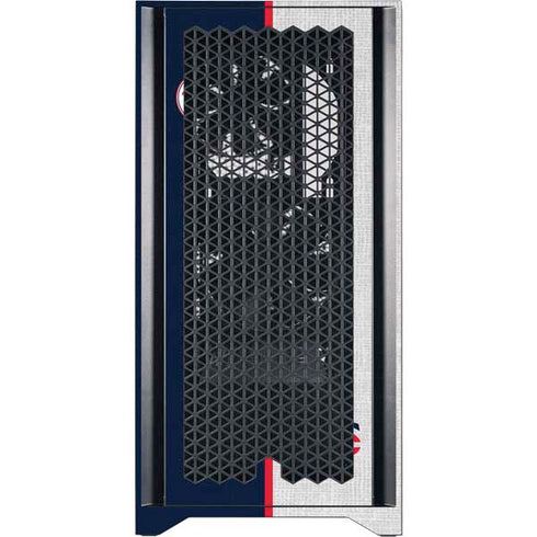 MLB Minnesota Twins Split Corsair 4000D Tempered Glass Mid-Tower ATX Case Skin