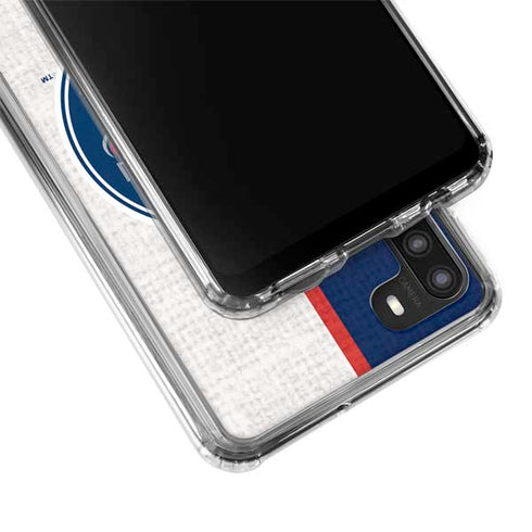 MLB Minnesota Twins Split Galaxy A21 Clear Case