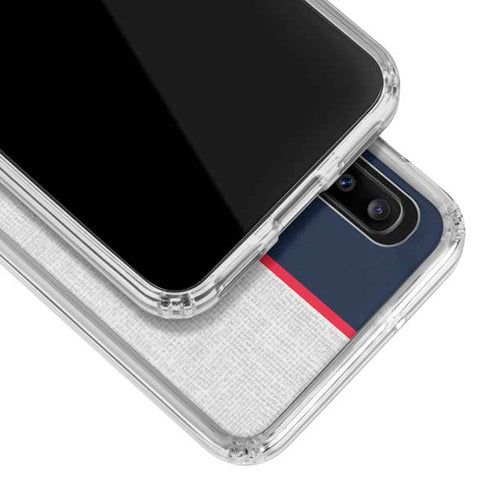 MLB Minnesota Twins Split Galaxy A30 Clear Case