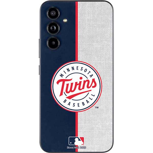 MLB Minnesota Twins Split Galaxy A54 5G Skin