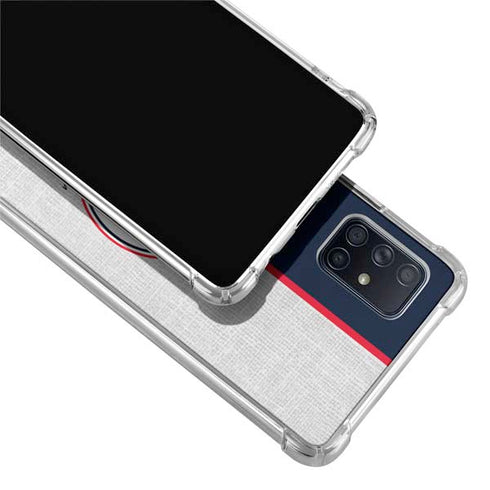 MLB Minnesota Twins Split Galaxy A71 5G Clear Case