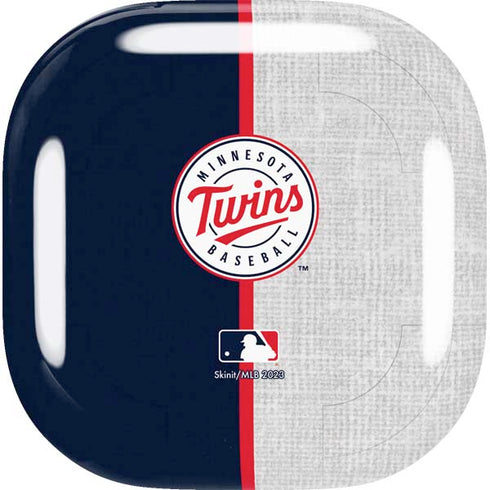 MLB Minnesota Twins Split Galaxy Buds Live Skin