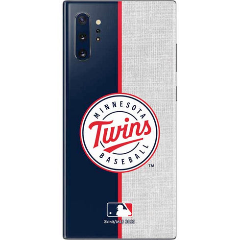 MLB Minnesota Twins Split Galaxy Note 10 Plus Skin