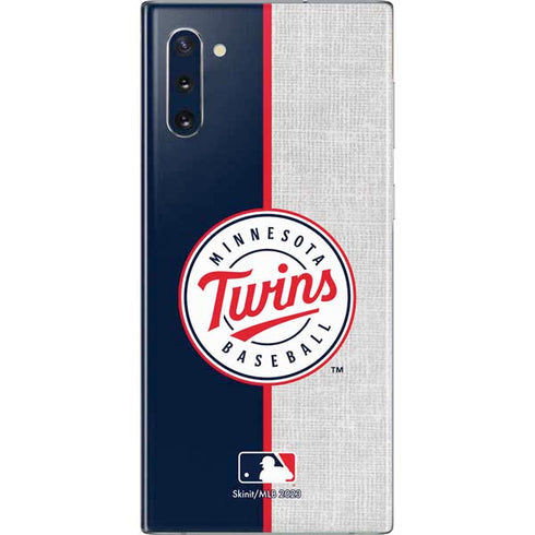 MLB Minnesota Twins Split Galaxy Note 10 Skin