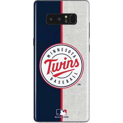 MLB Minnesota Twins Split Galaxy Note 8 Skin
