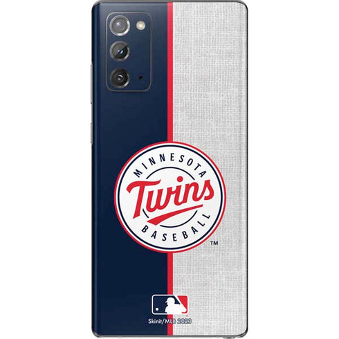 MLB Minnesota Twins Split Galaxy Note20 5G Skin