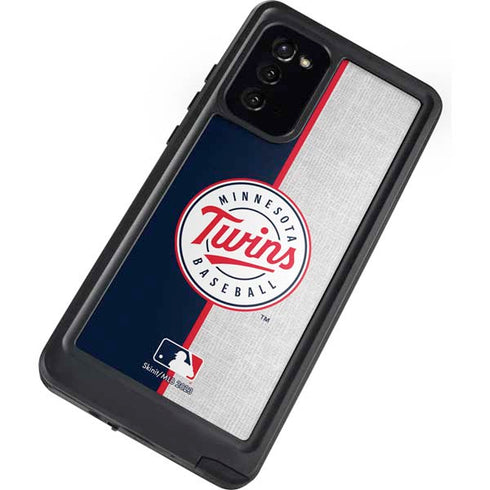 MLB Minnesota Twins Split Galaxy Note20 5G Waterproof Case
