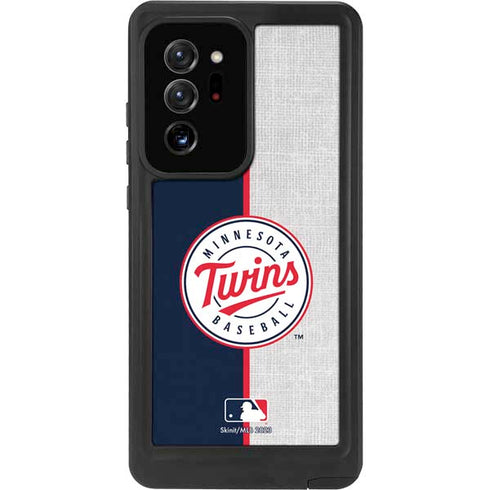 MLB Minnesota Twins Split Galaxy Note20 Ultra 5G Waterproof Case