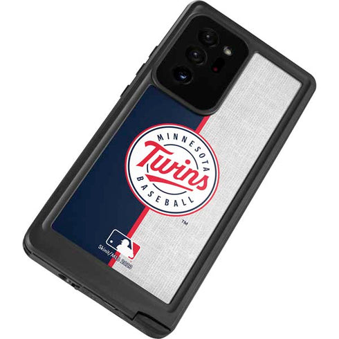 MLB Minnesota Twins Split Galaxy Note20 Ultra 5G Waterproof Case