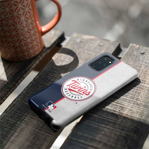 MLB Minnesota Twins Split Galaxy S20 Plus Pro Case