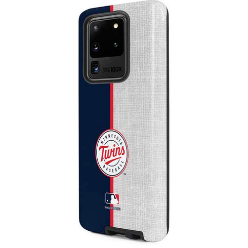 MLB Minnesota Twins Split Galaxy S20 Ultra 5G Pro Case