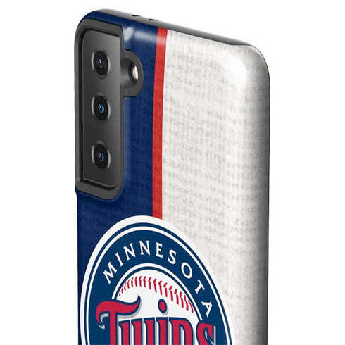 MLB Minnesota Twins Split Galaxy S21 FE Pro Case