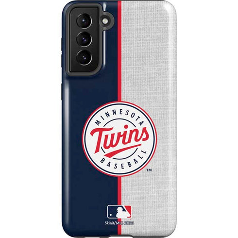 MLB Minnesota Twins Split Galaxy S21 Plus 5G Pro Case