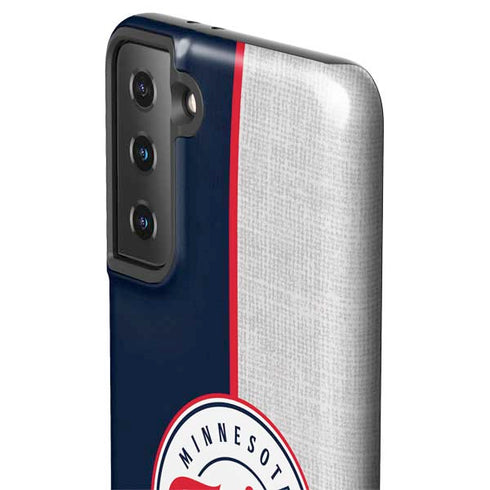 MLB Minnesota Twins Split Galaxy S21 Plus 5G Pro Case
