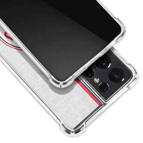 MLB Minnesota Twins Split Galaxy S21 Ultra 5G Clear Case