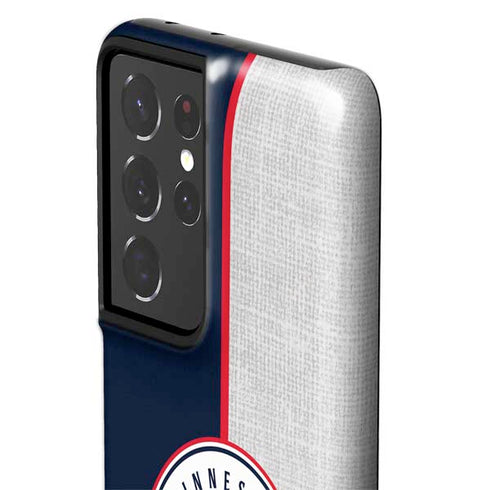 MLB Minnesota Twins Split Galaxy S21 Ultra 5G Pro Case
