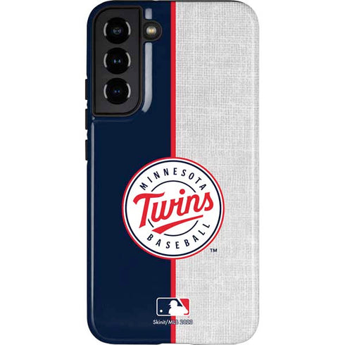 MLB Minnesota Twins Split Galaxy S22 Plus Pro Case