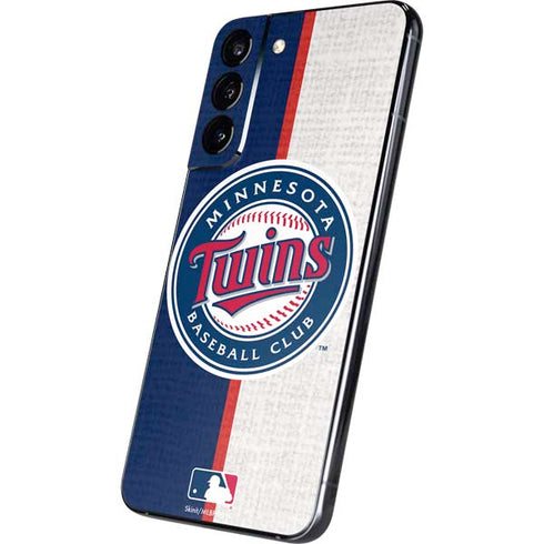 MLB Minnesota Twins Split Galaxy S22 Plus Skin