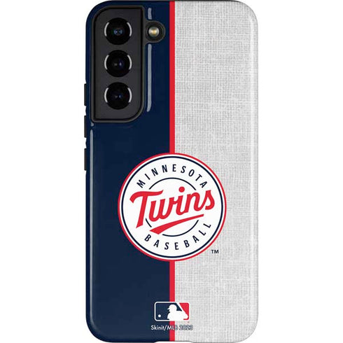 MLB Minnesota Twins Split Galaxy S22 Pro Case
