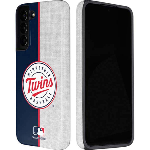 MLB Minnesota Twins Split Galaxy S22 Pro Case