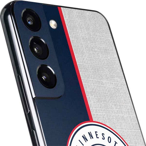 MLB Minnesota Twins Split Galaxy S22 Skin