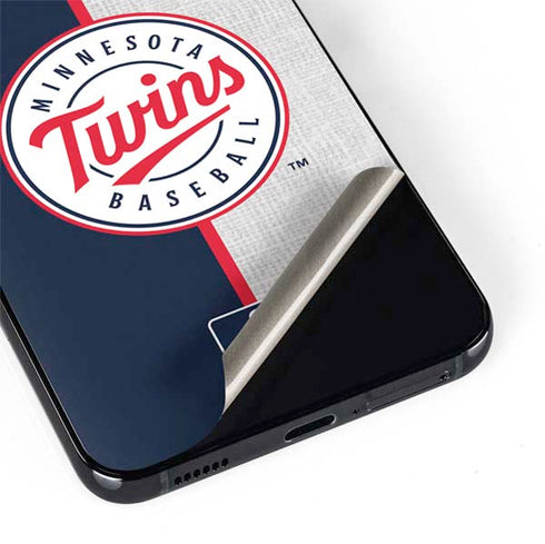 MLB Minnesota Twins Split Galaxy S22 Skin
